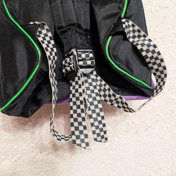 Disney The Nightmare Before Christmas Backpack Lock Shock Barrel Checkered - Picture 10 of 12